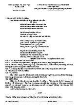 Đề thi thử THPT Quốc gia môn Ngữ văn năm 2017 - Sở GD & ĐT Hưng Yên